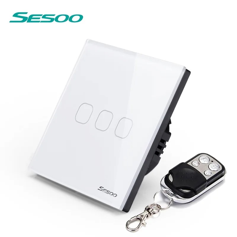 Smart Home Touchscreen Control Panel - Сенсорный выключатель SESOO с дистанционным управлением,