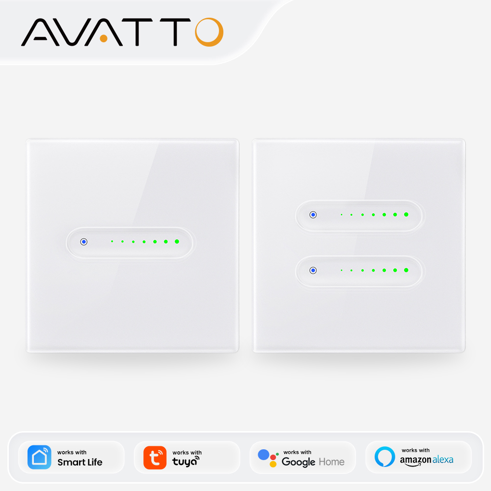 Smart Home Touchscreen Control Panel - Умный диммер AVATTO WiFi на 1/2