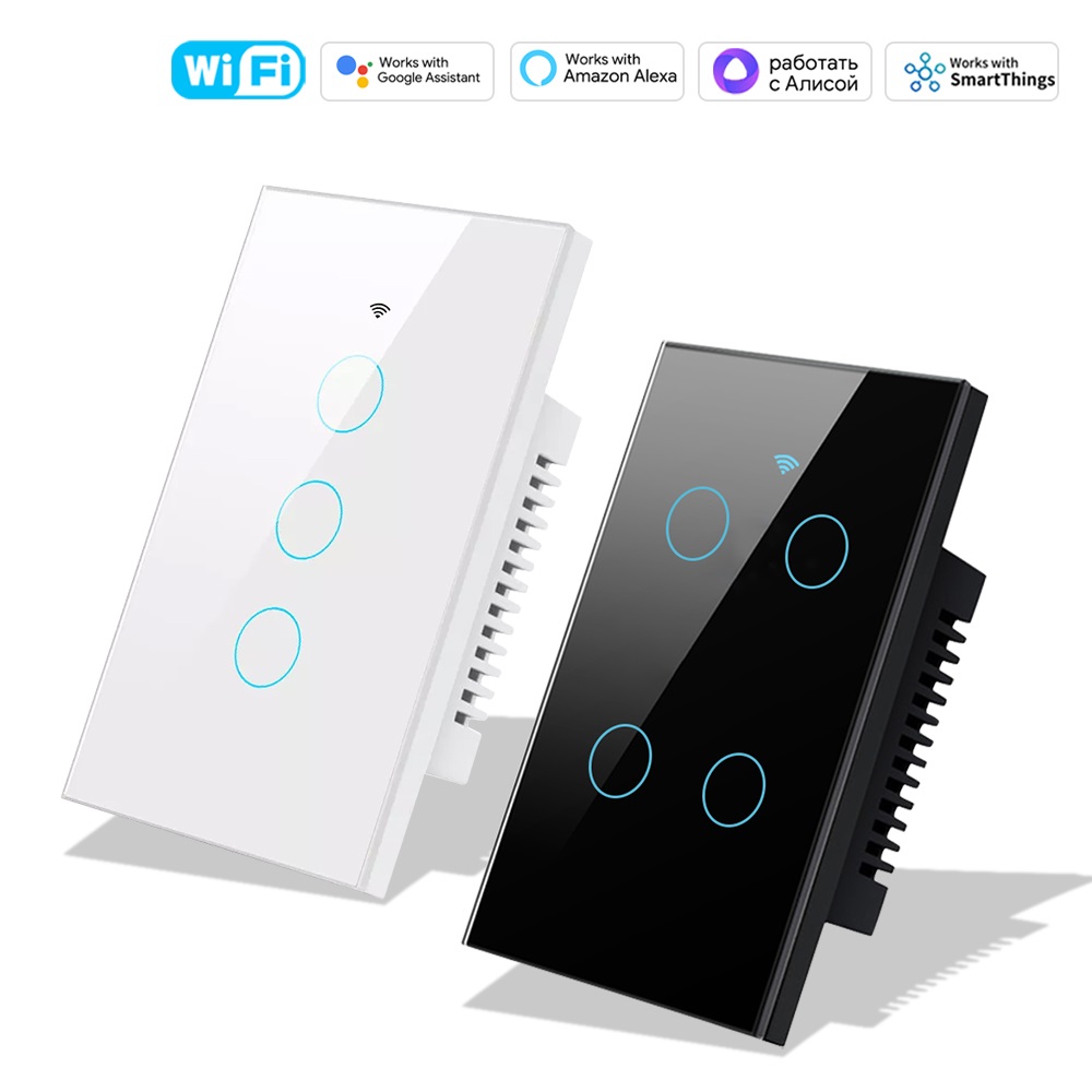 Smart Home Touchscreen Control Panel - Умный сенсорный настенный выключатель Smart Life