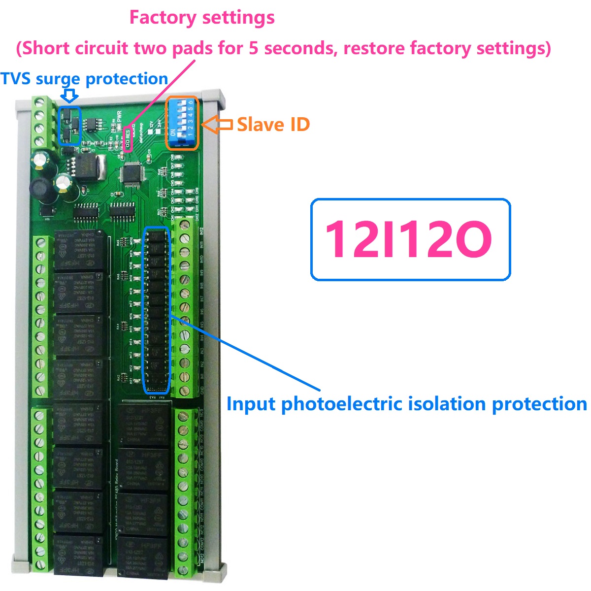 Smart Home With Plc - Модуль расширения DI-DO PLC IO DC