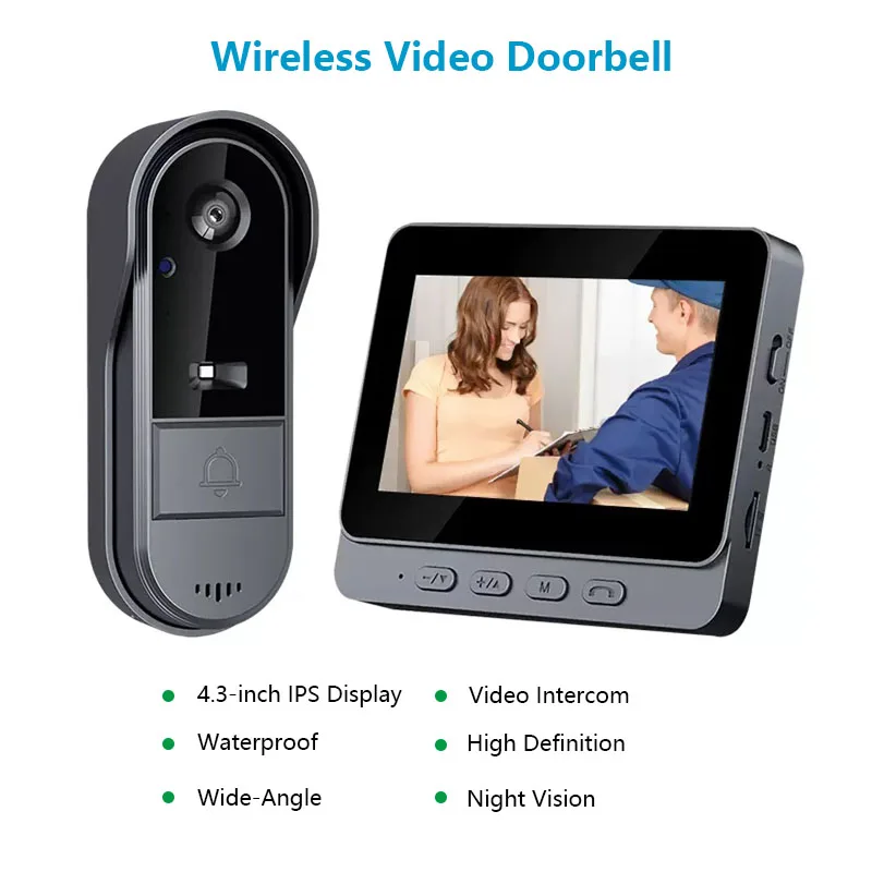 Smart Home Outdoor Camera - Беспроводной уличный видеодомофон с ночным видением