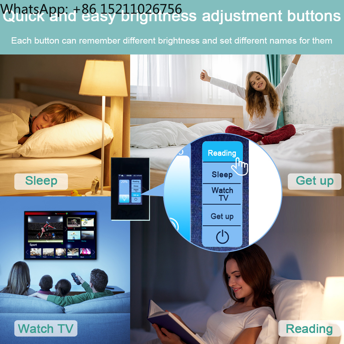 Lanbon L8 ЖК-сенсорный экран,  – обзор и цена Smart Home Touchscreen Control Panel