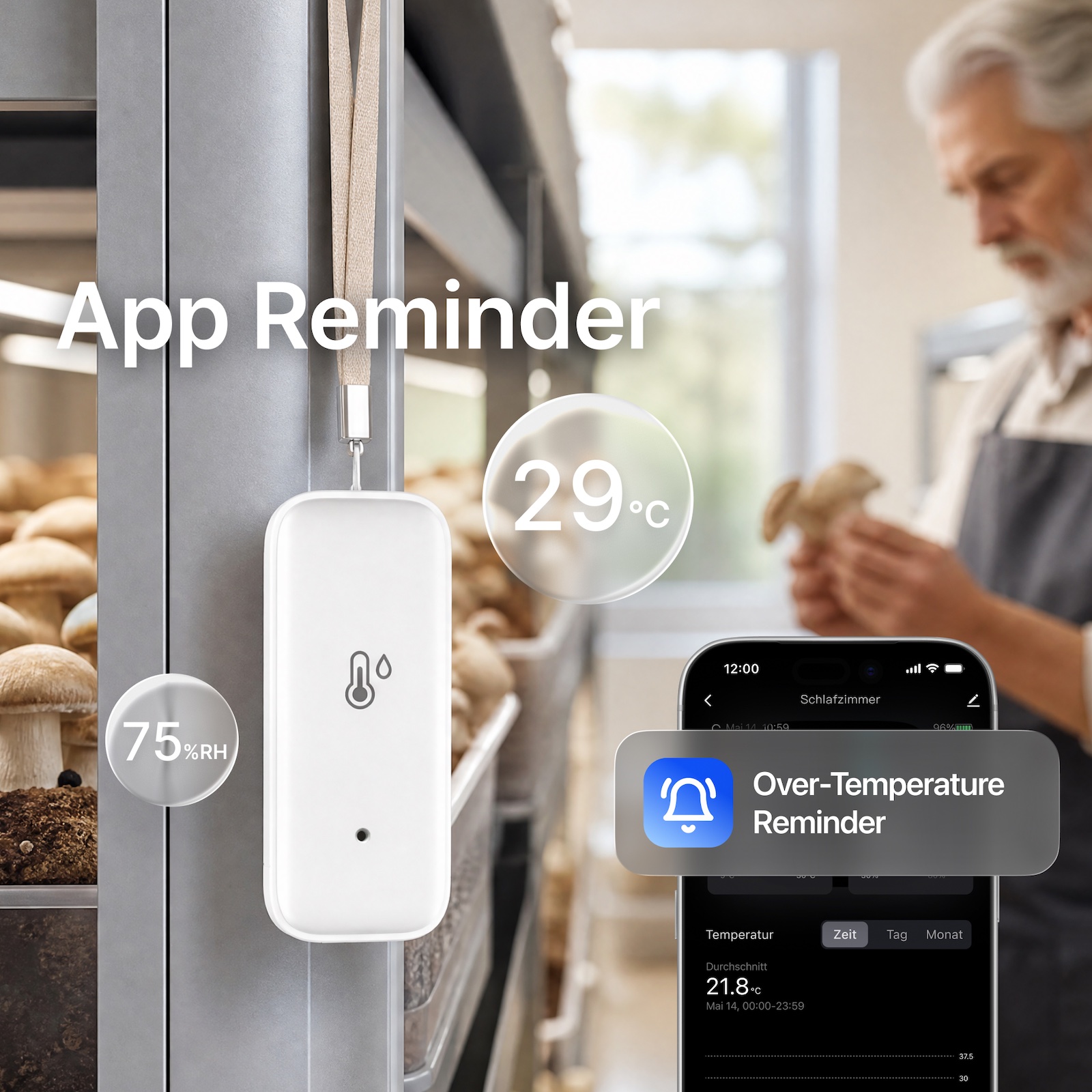 Датчик температуры и влажности – обзор и цена Smart Home Zigbee 3.0