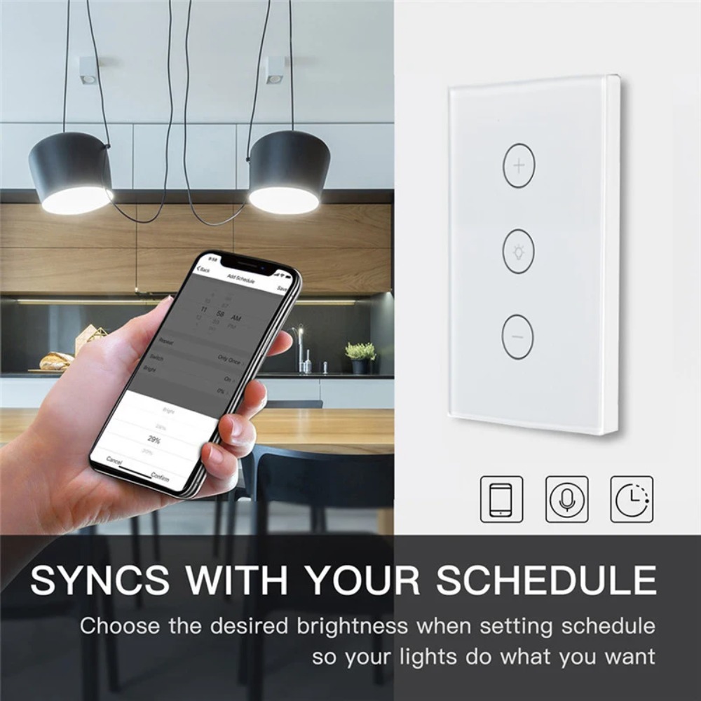 Умный диммер-выключатель света – обзор и цена Smart Home Touchscreen Control Panel