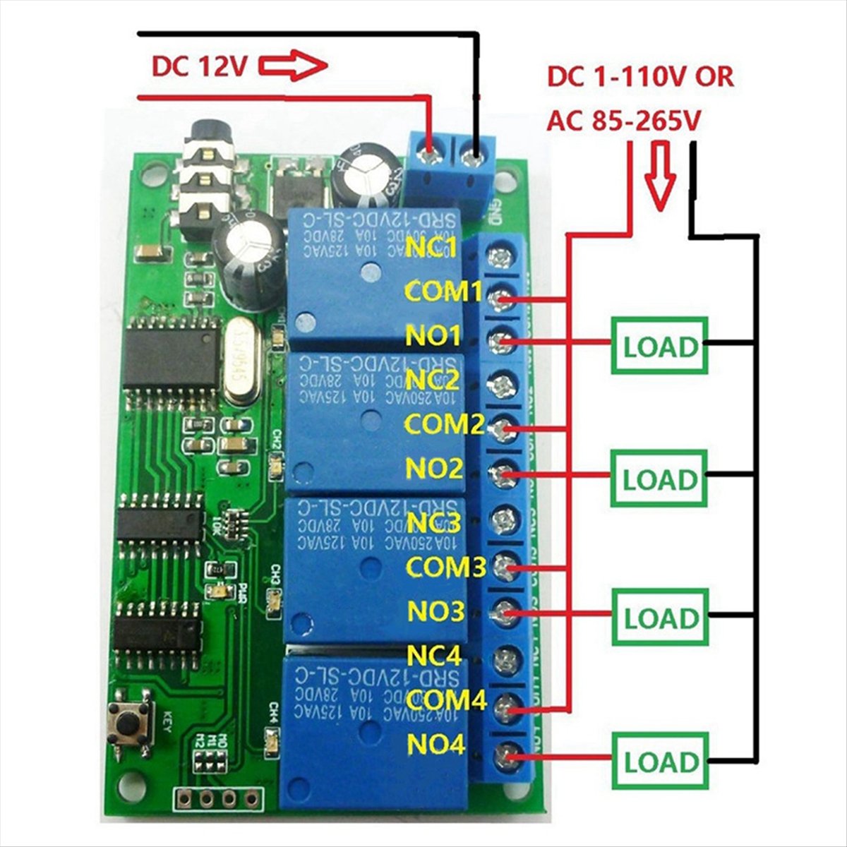 4-канальный релейный декодер с – обзор и цена Smart Home With Plc