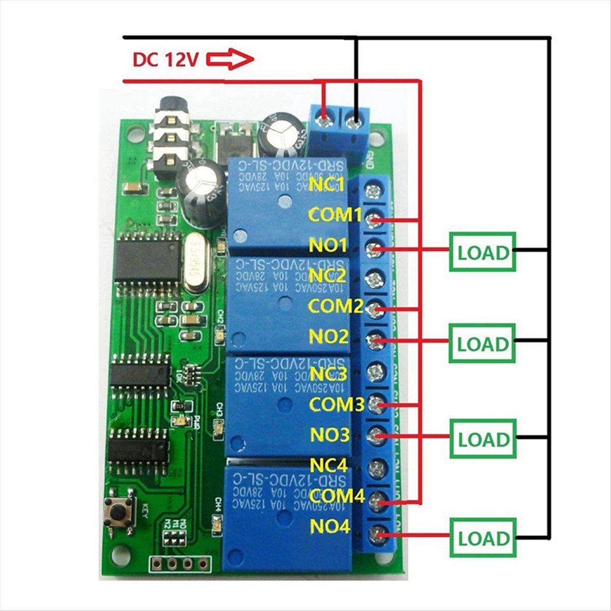 4-канальный релейный декодер с – обзор и цена Smart Home With Plc