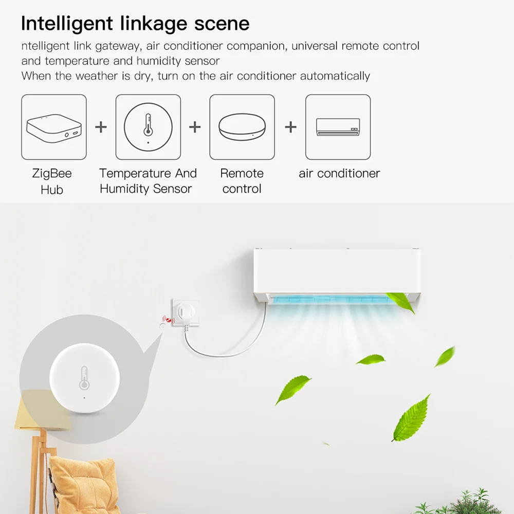 Датчик температуры и влажности – обзор и цена Smart Home Zigbee 3.0