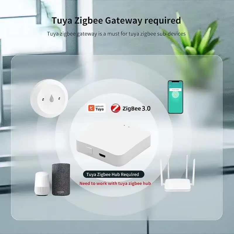Датчик утечки воды Tuya ZigBee – обзор и цена Smart Home Zigbee 3.0