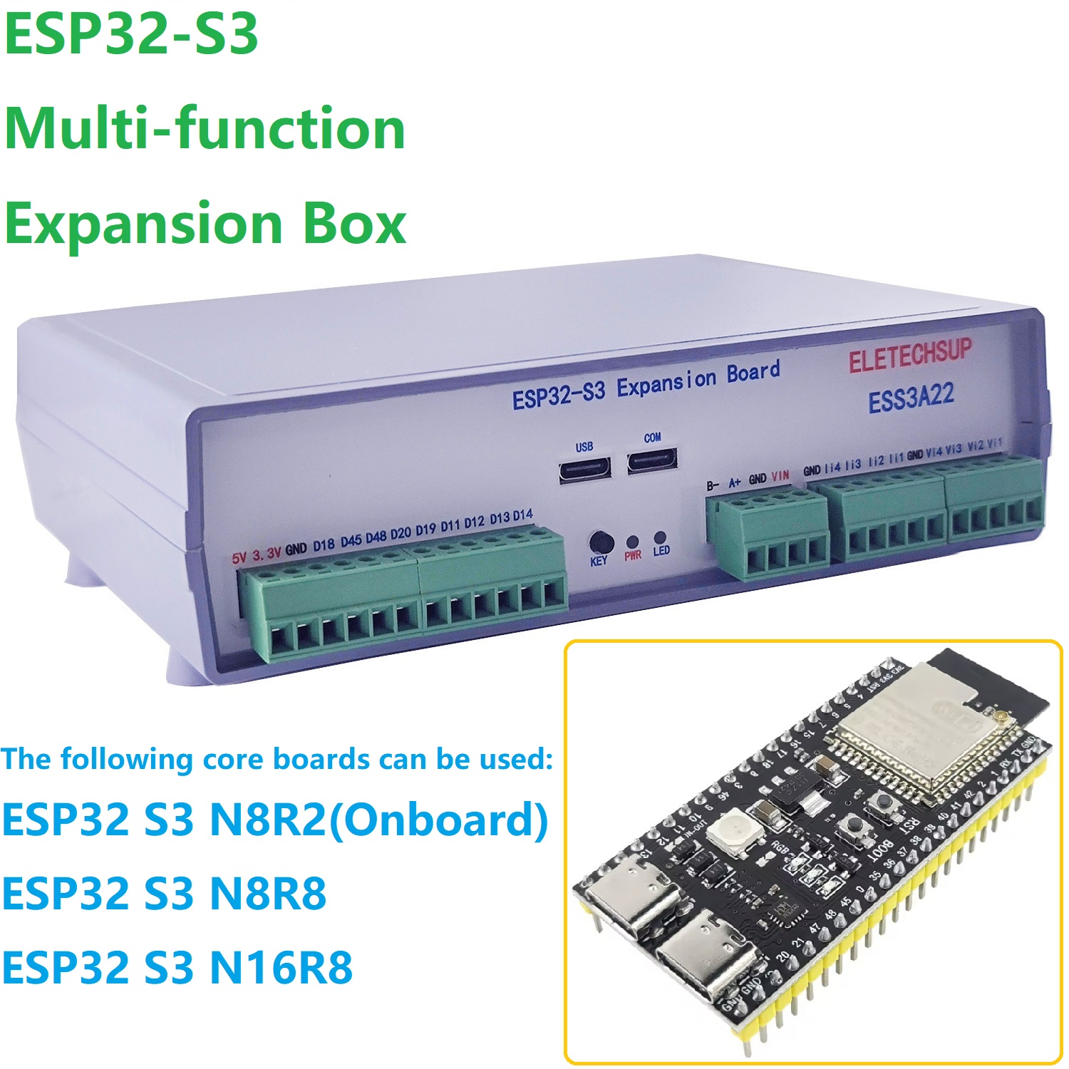 Плата расширения ESP32 S3 для  – обзор и цена Smart Home With Plc