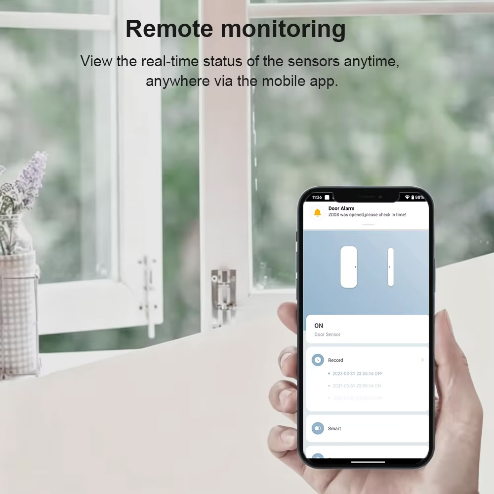 Датчик открытия двери/окна Zig – обзор и цена Smart Home Zigbee 3.0