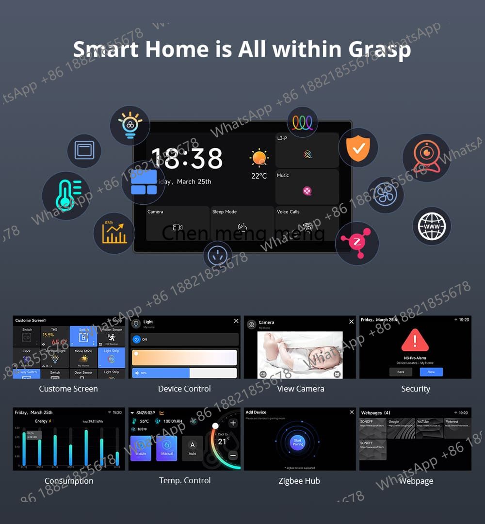 Панель управления умным домом  – обзор и цена Smart Home Touchscreen Control Panel