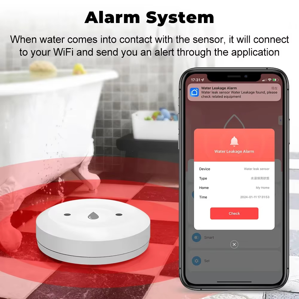 Датчик протечки воды Tuya ZigB – обзор и цена Smart Home Zigbee 3.0