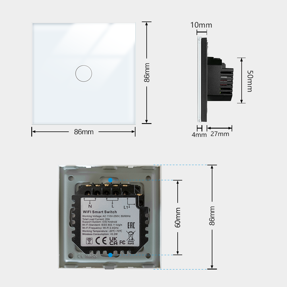 Смарт-переключатель для водона – обзор и цена Smart Home Touchscreen Control Panel