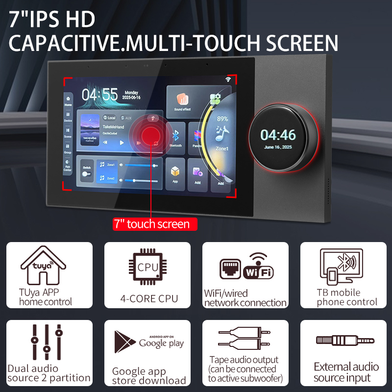 Умный домашний музыкальный цен – обзор и цена Smart Home Touchscreen Control Panel