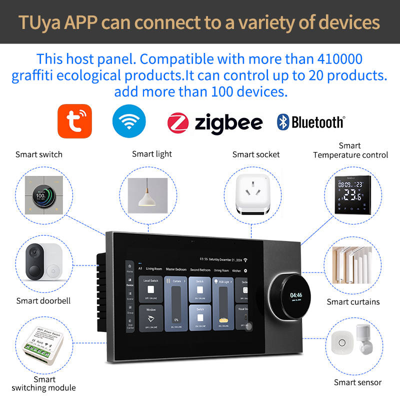 Умный домашний музыкальный цен – обзор и цена Smart Home Touchscreen Control Panel