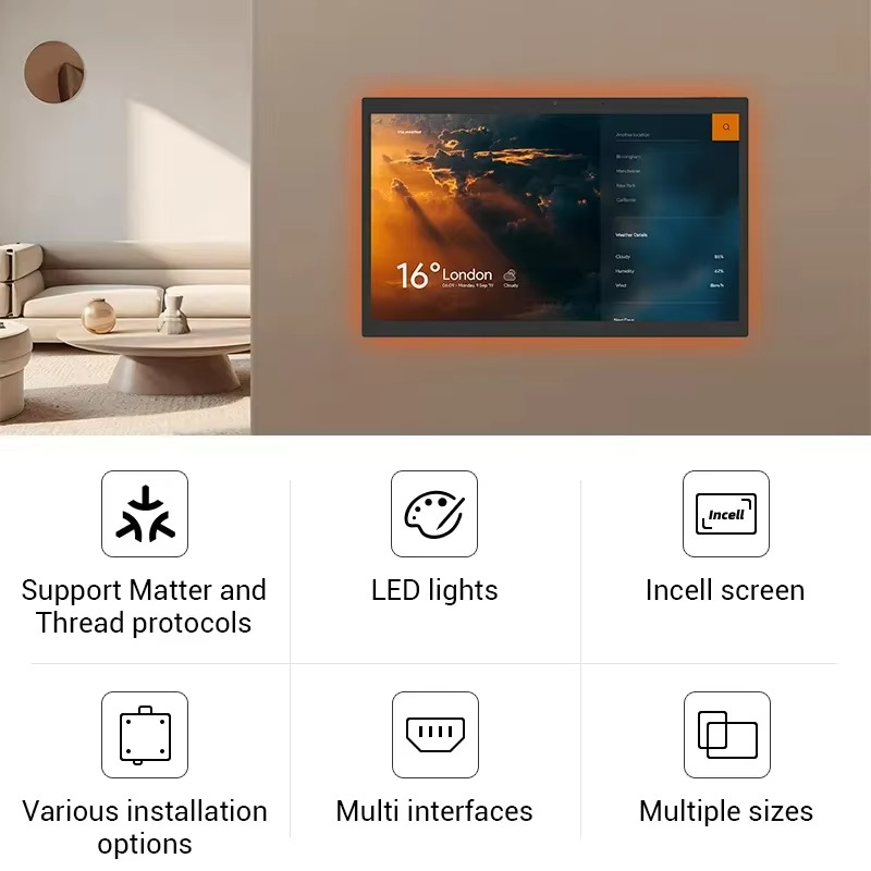 10.1/15.6-дюймовая сенсорная п – обзор и цена Smart Home Wifi