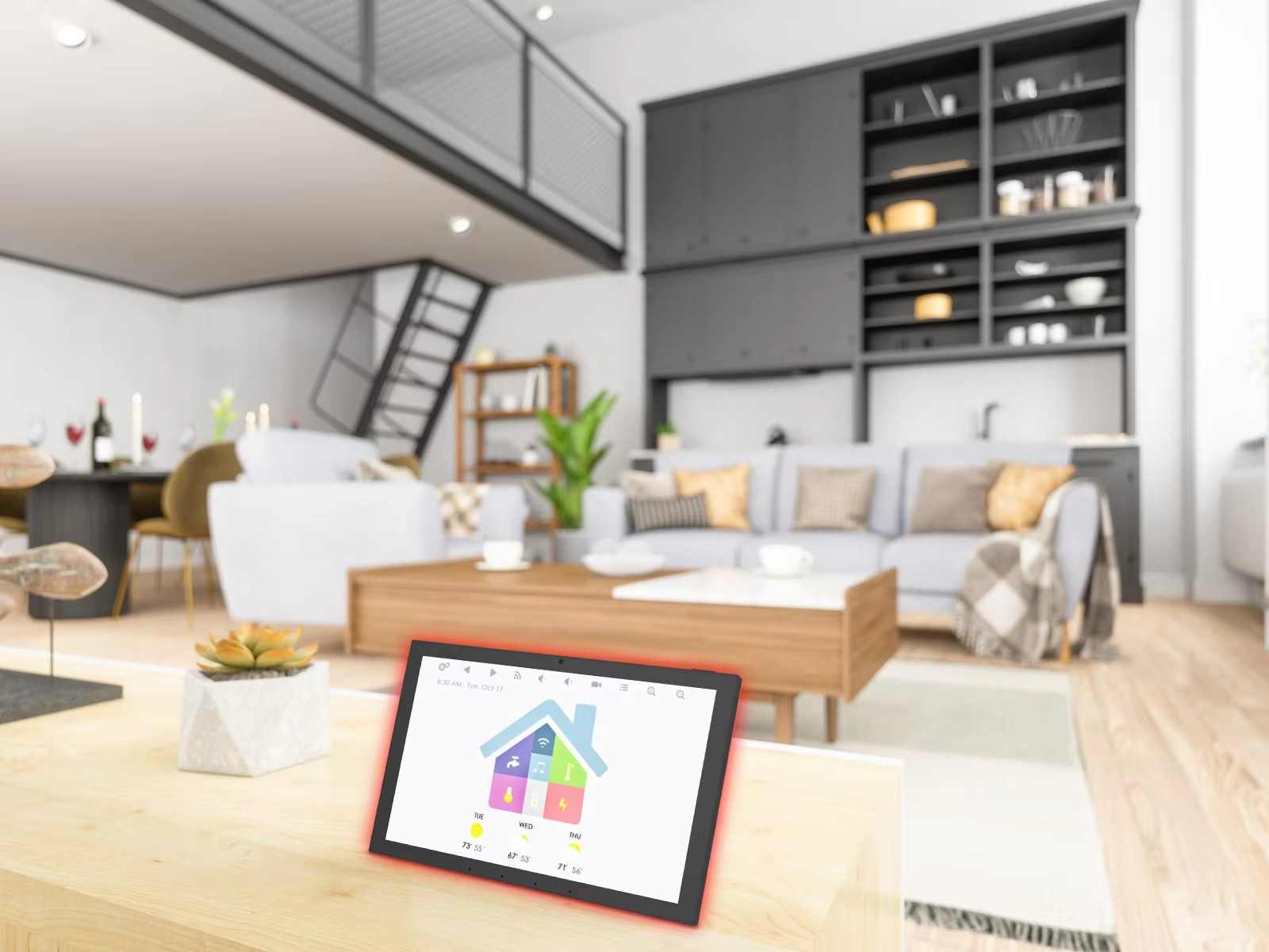 10.1/15.6-дюймовая сенсорная п – обзор и цена Smart Home Wifi